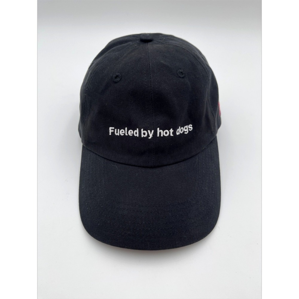 2-pack T-Mobile Tuesdays Black "Fueled by hot dogs" Baseball Cap Hats NEW